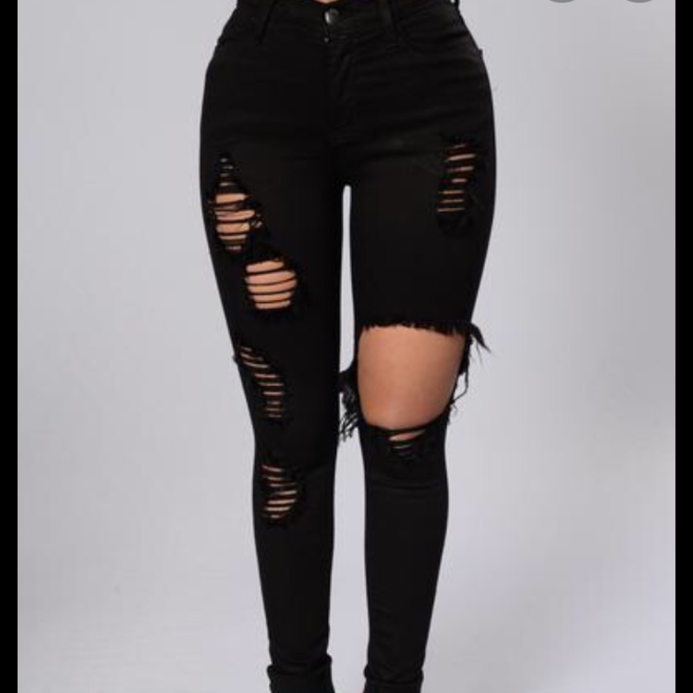 Fashion Nova Glistening Jeans